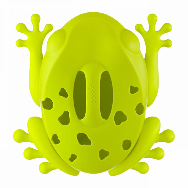 Picture of FROG POD Bath Toy Scoop, Drain and Storage - Green | by Boon