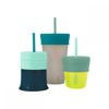 Picture of SNUG Universal Silicone Straw Lids - Green | by Boon