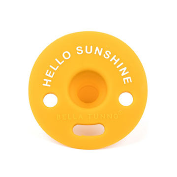 Picture of Hello Sunshine Bubbi Pacifier - by Bella Tunno