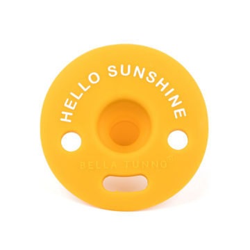 Picture of Hello Sunshine Bubbi Pacifier | Bella Tunno