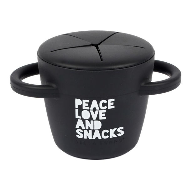 Picture of Peace Love Snack Happy Snacker | Bella Tunno