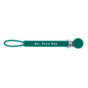 Picture of Mr Nice Guy Signatuer Pacifier Clip | Bella Tunno