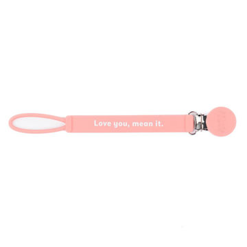 Picture of Love You Mean It Signatuer Pacifier Clip - by Bella Tunno