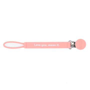 Picture of Love You Mean It Signatuer Pacifier Clip | Bella Tunno