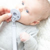 Picture of Dancing Signatuer Pacifier Clip | Bella Tunno