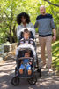 Picture of VISTA V2 Stroller - ANTHONY - white and grey chenille/chestnut leather/carbon frame - by Uppa Baby