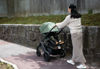 Picture of VISTA V2 Stroller - GWENN (green melange/carbon frame and saddle brown leather) - by Uppa Baby