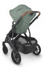 Picture of VISTA V2 Stroller - GWENN (green melange/carbon frame and saddle brown leather) - by Uppa Baby