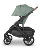 Picture of VISTA V2 Stroller - GWENN (green melange/carbon frame and saddle brown leather) - by Uppa Baby