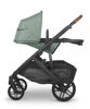 Picture of VISTA V2 Stroller - GWENN (green melange/carbon frame and saddle brown leather) - by Uppa Baby