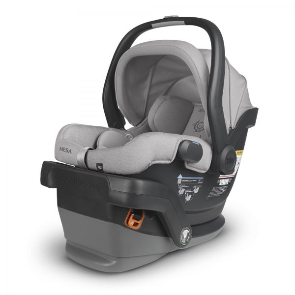 Picture of MESA V2 Infant Car Seat and Base - STELLA (grey melange) | by Uppa Baby