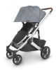 Picture of Cruz V2 Stroller - GREGORY (blue melange/silver/saddle) | By Uppa Baby