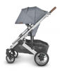 Picture of Cruz V2 Stroller - GREGORY (blue melange/silver/saddle) | By Uppa Baby