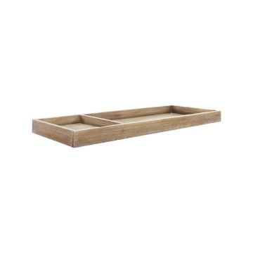 Picture of Universal Wide Removable Changing Tray in Driftwood | Monogram by Namesake