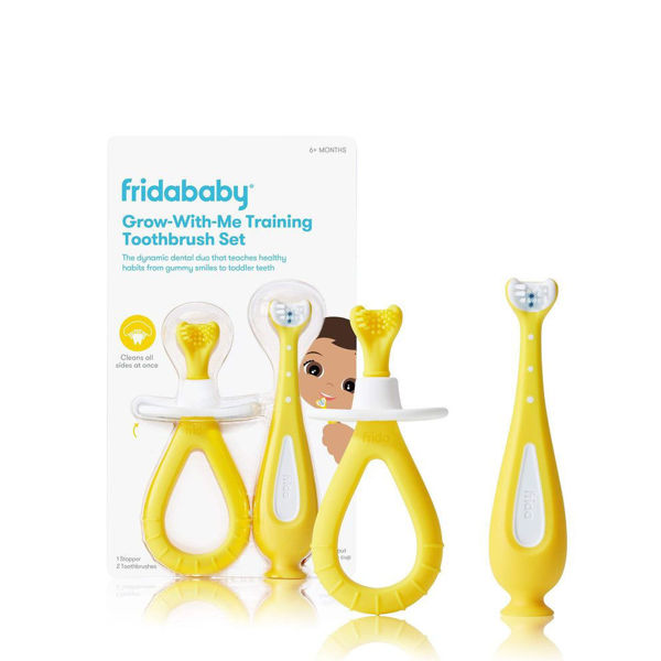 Picture of Grow-With-Me Training Toothbrush Set - by Frida Baby