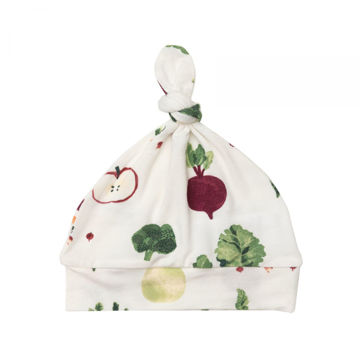 Picture of Bamboo Knotted Hat Watercolor Veggies (0-3 Months) - by Angel Dear
