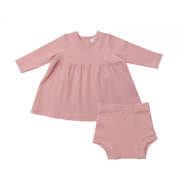 Picture of Angel Dear Modal Dress & Bloomer Set - Powder Pink