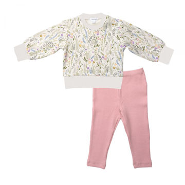 Picture of Angel Dear  Organic Cotton French Terry Sweat Set - Riverbank Floral