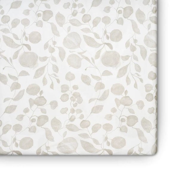Picture of Leaf Jersey Crib Sheet | by Oilo