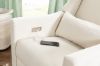 Picture of Kiwi Glider Recliner w/ Electronic Control and USB - Performance Cream Eco-Weave - By Babyletto