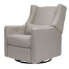 Picture of Kiwi Glider Recliner w/ Electronic Control and USB - Performance Grey Eco-Weave - By Babyletto