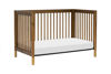 Picture of Gelato Convertible Full Sized Crib Walnut with Gold Feet - by Babyletto