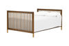 Picture of Gelato Convertible Full Sized Crib Walnut with Gold Feet - by Babyletto