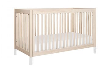 Picture of Gelato Convertible Full Sized Crib Natural/White - by Babyletto