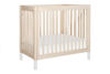 Picture of Gelato Convertible Mini Crib Natural/White - by Babyletto