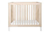 Picture of Gelato Convertible Mini Crib Natural/White - by Babyletto