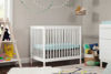 Picture of Gelato Convertible Mini Crib White/ Washed Natural - by Babyletto