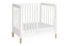 Picture of Gelato Convertible Mini Crib White/ Washed Natural - by Babyletto