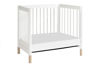 Picture of Gelato Convertible Mini Crib White/ Washed Natural - by Babyletto