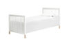 Picture of Gelato Convertible Mini Crib White/ Washed Natural - by Babyletto