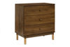 Picture of Gelato 3 Drawer Changer Dresser with Removable Changer Tray Walnut/Gold - by Babyletto