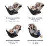 Picture of REVV Rotating Convertible Car Seat - Caviar | by Nuna