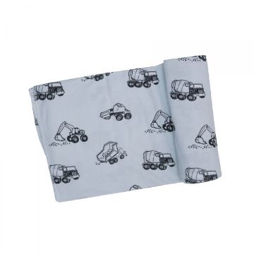 Picture of Swaddle Blanket Earthmovers