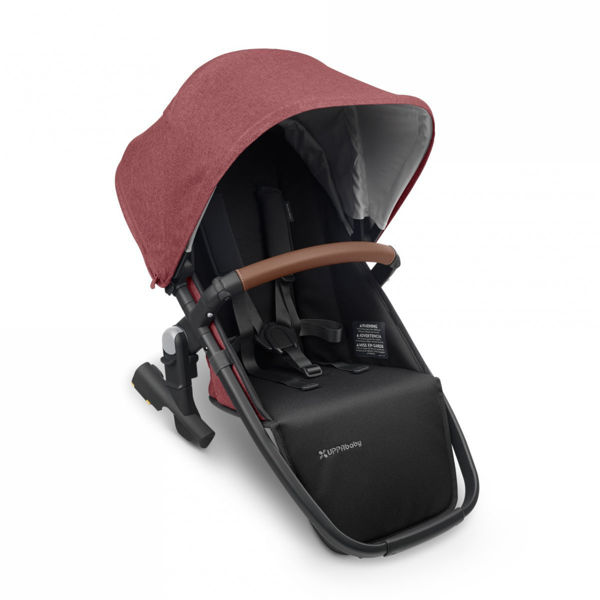 Picture of RumbleSeat for Vista Stroller V2 - Lucy (Rosewood/Carbon/Saddle) - by Uppa Baby