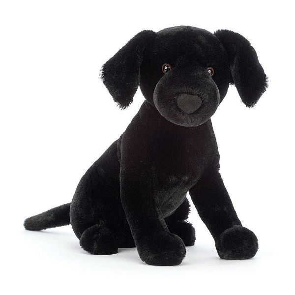 Picture of Pippa Black Labrador 9" x 4" | Supersofties by Jellycat