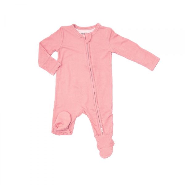 Picture of Angel Dear Zipper Footie Gingham Roses Peony