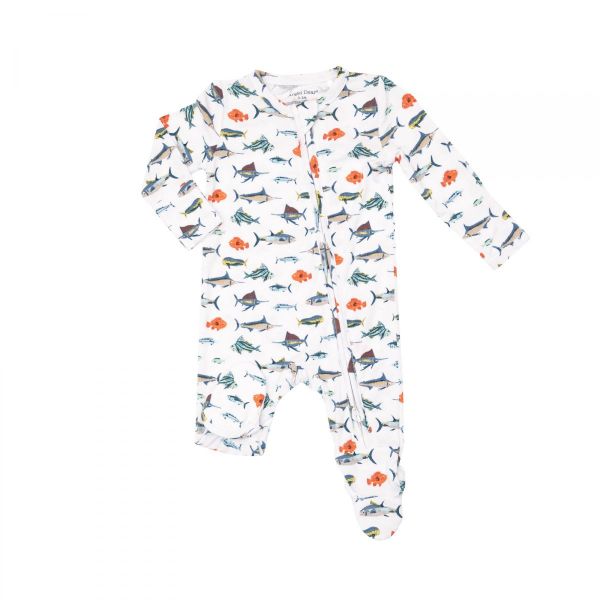 Picture of Angel Dear Zipper Footie Tropical Ocean Fish