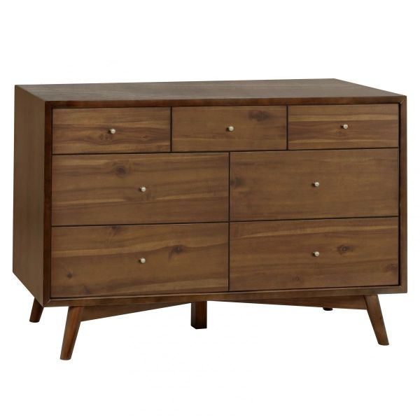 Picture of Palma 7 Drawer Dresser - Natural Walnut Finish - by Babyletto