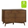 Picture of Palma 7 Drawer Dresser - Natural Walnut Finish - by Babyletto