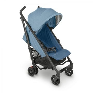 Picture of G-LUXE Lightweight Umbrella Stroller –  CHARLOTTE (coastal blue melange/cabon)  | from Uppa Baby