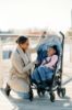 Picture of G-LUXE Lightweight Umbrella Stroller –  CHARLOTTE (coastal blue melange/cabon)  | from Uppa Baby