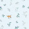 Picture of Woodsy Tale Blue Modal Swaddle Blanket - One Size 30" x 30"