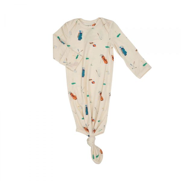 Picture of Golf Knotted Gown Cream (0-3Months)