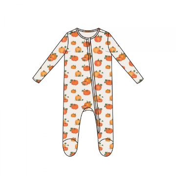 Picture of Angel Dear Pumpkin Patch - 2 Way Zipper Footie