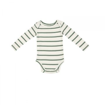 Picture of Angel Dear Rib Oil Green & Sugar Swizzle - Long Sleeve Bodysuit