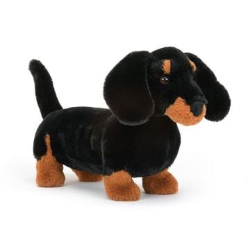 Picture of Freddie Sausage Dog Medium - 7" x 7" | Supersofties by Jellycat